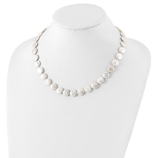 14K Coin Pearl Necklace